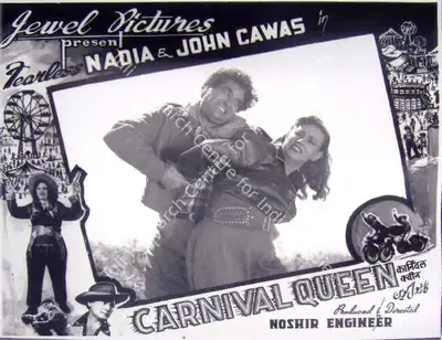 Noshir Engineer (Producer), Carnival Queen, 1955, Lobby Card