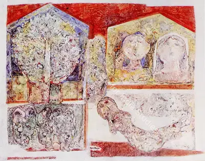 Sakti Burman (Artist), Untitled, 1966, Painting