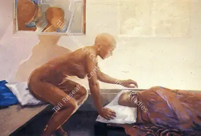 Anupam Sud (Artist), Waking, 1982, Painting