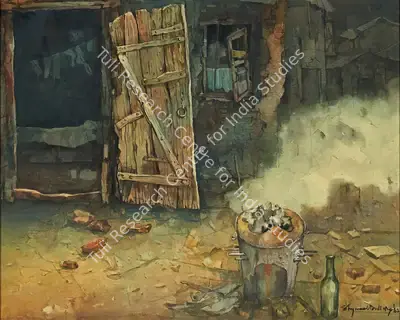 Shyamal Dutta Ray (Artist), Untitled, 1982, Painting
