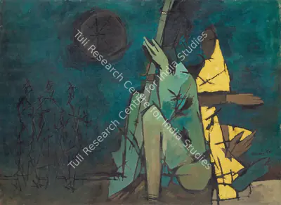 Husain, M.F. (Artist). Untitled, 1959 | Painting, So.Lon/30.09.25, 2025 · Sotheby's