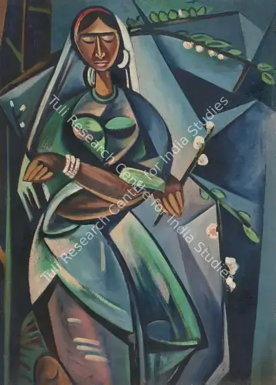 G.R. Santosh (Artist), Untitled, 1955, Painting