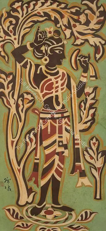 Bose, Nandalal (Artist). Shakuntala, 1952 | Painting, Os.Del/27.02.19, 2019 · Osian's
