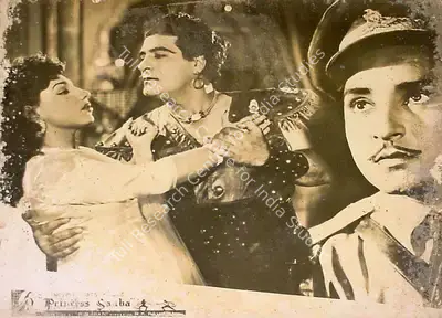 R.B. Irani (Producer), Princess Saaba, 1958, Lobby Card