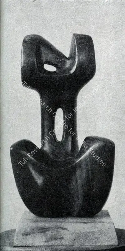 A.M. Davierwalla (Artist), Seated Figure, 1961, Sculpture