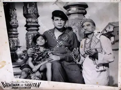 Manmohan Sabir (Director), Bhagwan Aur Shaitan, 1959, Lobby Card