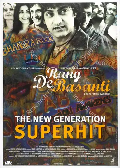 Ronnie Screwvala (Producer), Rang De Basanti, 2006, Full Sheet Poster