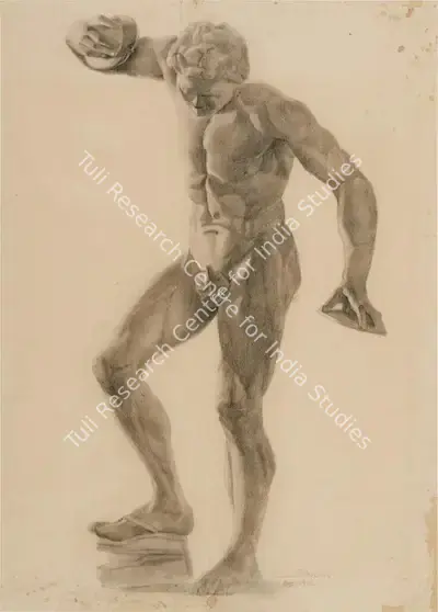 Jehangir Sabavala (Artist), Untitled, 1942, Graphic Art