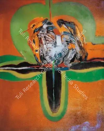 Bimal Dasgupta (Artist), Untitled, 1970, Painting