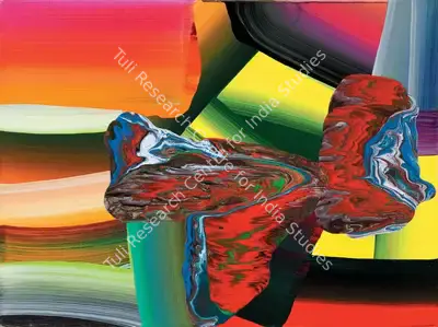 Bose Krishnamachari (Artist), Stretched Bodies, 2005, Painting