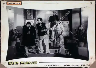 L.S. Agarwal (Producer), Bank Manager, 1959, Lobby Card