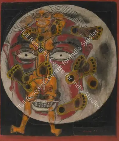 P.T. Reddy (Artist), Conception and the Truth, 1970, Painting