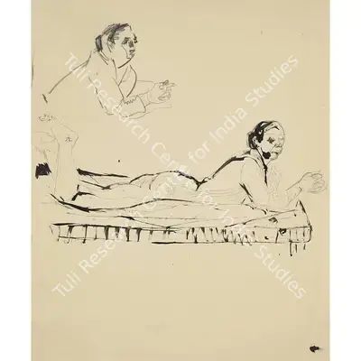 Jeram Patel (Artist), Untitled, 1958, Painting