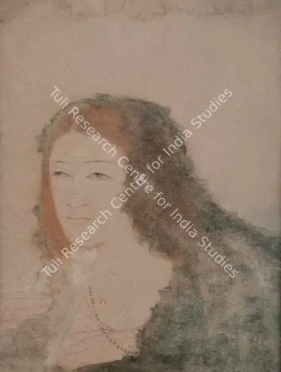 Abanindranath Tagore (Artist), Uma the Great Mother Daughter of the Mountain, 1925, Painting