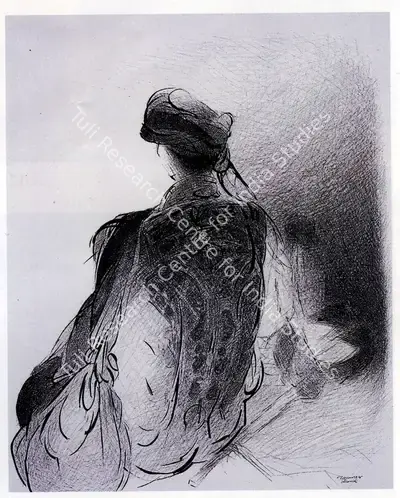 Vrindavan Solanki (Artist), Untitled (Man with Turban), 1998, Painting