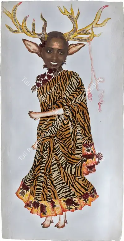 Mithu Sen (Artist), Dance After Depression 1, 2007, Painting