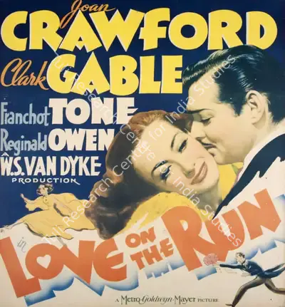 W.Van Dyke (Producer), Love on the Run, 1936, Window card