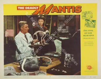 Ellis W. Carter (Cinematographer), The Deadly Mantis, 1957, Lobby Card
