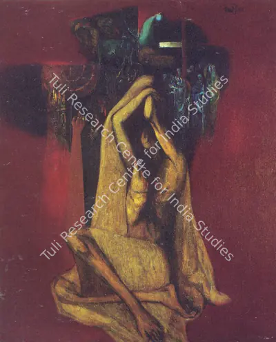 Arup Das (Artist), Pages from the Bible, Painting