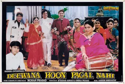 Iftekhar Ahmad (Producer), Deewana Hoon Pagal Nahi, 1998, Lobby Card