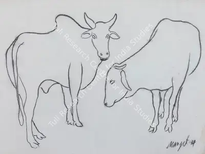 Manjit Bawa (Artist), Untitled, 1994, Drawing