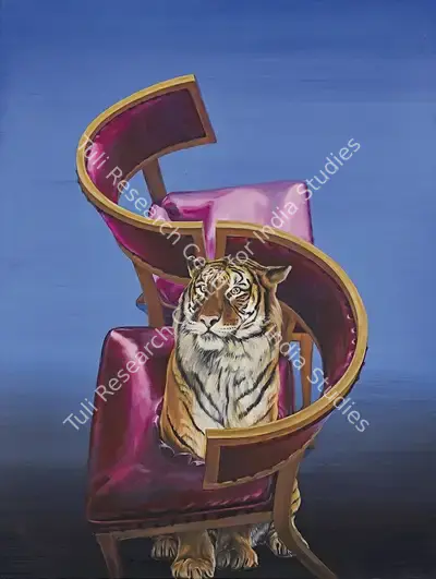 Barun Chowdhury (Artist), I Don't Play Musical Chairs By Rules, 2009, Painting