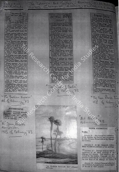 Exhibitions, 1973, Newspaper Clipping
