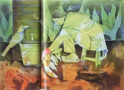 Padmanabh Bendre (Artist), Curious Companion, 2005, Painting
