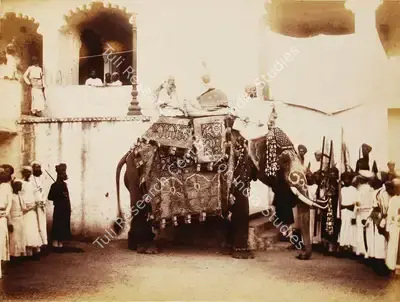 Lala Deen Dayal (Photographer), H.H.Maharaja of Odeypur, 1890, Antiquarian Photograph