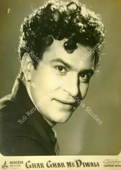 Sohrab Modi (Producer), Ghar Ghar Me Diwali, 1955, Lobby Card