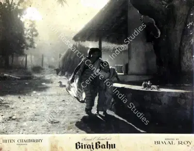 Hiten Chaudhury (Producer), Biraj Bahu, 1954, Lobby Card