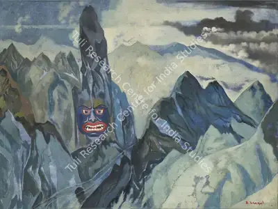 B.C. Sanyal (Artist), Untitled, 1970, Painting