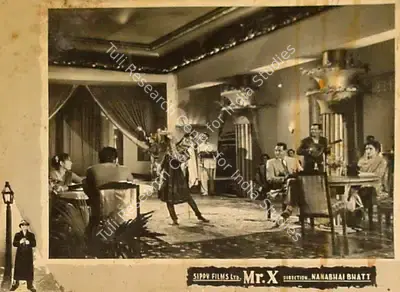 T.C. Dewan (Producer), Mr  X, 1957, Lobby Card