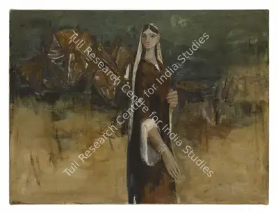 B. Prabha (Artist), Untitled, 1962, Painting