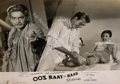 Dara Engineer (Cinematographer), Oos Raat Ke Baad, 1970, Lobby Card