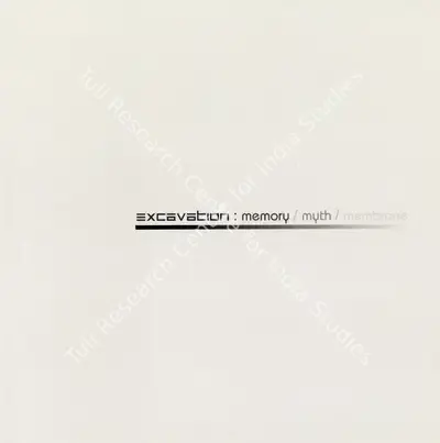 Art Musings (Organiser), Excavation, 2008, Group Exhibition Invitation
