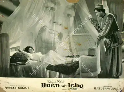 Naresh Kumar (Producer), Husn Aur Ishq, 1966, Lobby Card