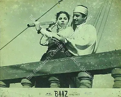 V.K. Murthy (Cinematographer), Baaz, 1953, Lobby Card