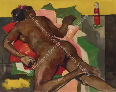 De, Biren (Artist). Manjori, 1954 | Painting, AG.Onl/24.04.25, 2025 · Asta Guru