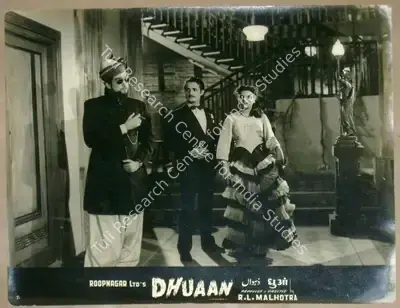 R.L. Malhotra (Producer), Dhuaan, 1953, Lobby Card