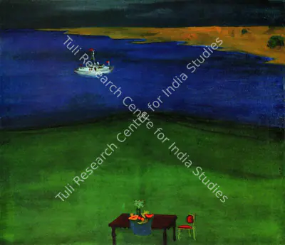 Bhupen P. Khakhar (Artist), Savita , Painting