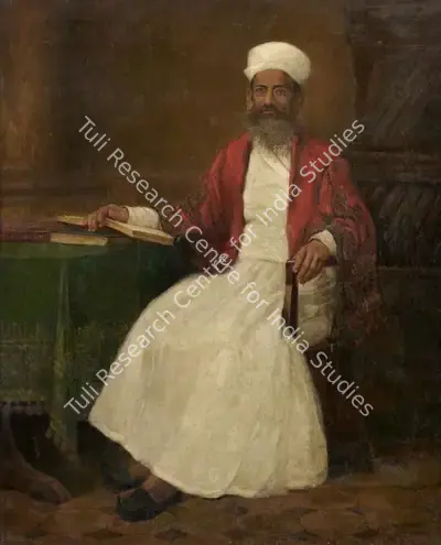 Pithawala, M.F. (Artist). Portrait of a Parsee Scholar, n.d. | Painting, Sa.Onl/29.06.23, 2023 · Saffronart