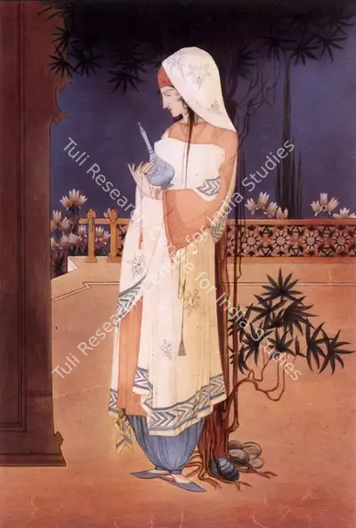 M.A.R. Chughtai (Artist), Saqi, Painting
