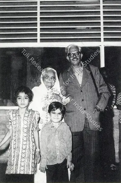Unknown (Photographer). Bhupen Khakhar with his mother and other family members before his departure for Europe. Photographic Still, 1976 | Contemporary Photograph, Bhupen Khakhar, 1998 | Photography | 00149864