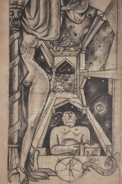 A.A. Raiba (Artist), Loss of the Cosmos, 1964, Painting