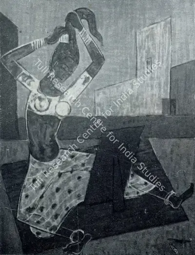 K.C. Aryan (Artist), Toilet, Painting