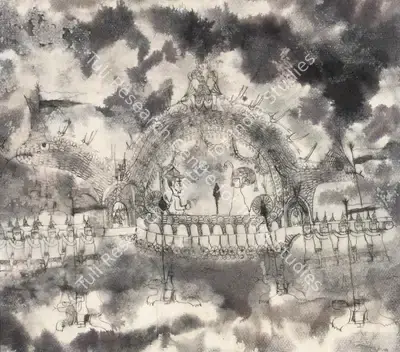 K. Ramanujam (Artist), Untitled (Dream), Painting