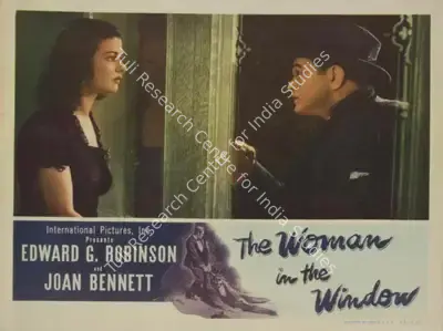 Milton R. Krasner (Cinematographer), The Woman in the Window, 1944, Lobby Card