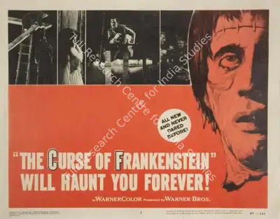 Jack Asher (Cinematographer), The Curse of Frankenstein, 1957, Lobby Card