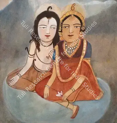 Sunayani Devi (Artist), Untitled (Shiva Parvati), Painting